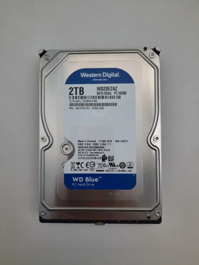 Лот: 18038242. Фото: 1. 2 ТБ Жесткий диск WD Blue [WD20EZAZ... Жёсткие диски (HDD)