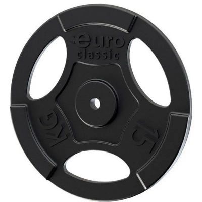 Лот: 25545100. Фото: 1. Диск чугунный 15 кг Euro Classic... Штанги, блины