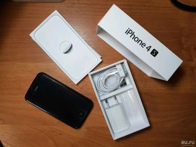 Лот: 13050179. Фото: 1. Apple iPhone 4S 8Gb Black (оригинал... Смартфоны