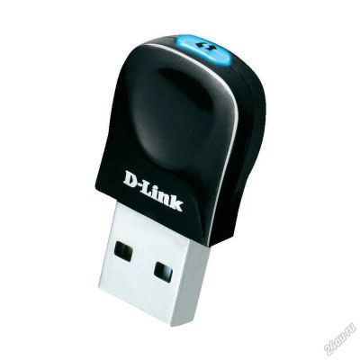 Лот: 5542406. Фото: 1. Сетевая карта WI-FI USB D-Link... Сетевые карты