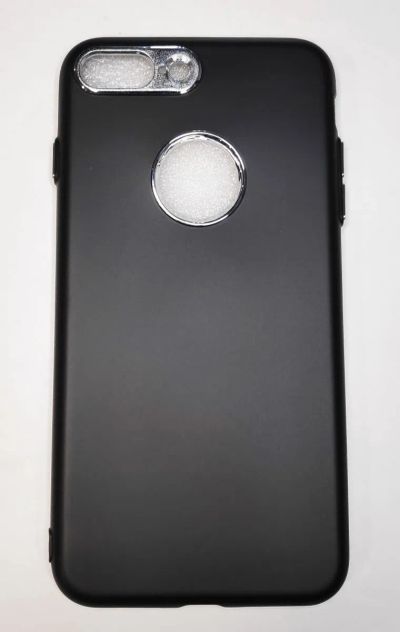 Лот: 22149210. Фото: 1. ЧЕХОЛ ДЛЯ iPh 7+ СИЛИКОН С СЕРЕБР... Чехлы, бамперы