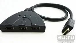 Лот: 16480912. Фото: 1. HDMI Switch 3in - 1out (переключатель... Шлейфы, кабели, переходники