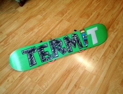 Лот: 17263810. Фото: 1. Сноуборд детский Termit 120 см. Сноуборды
