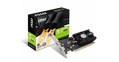 Лот: 11884238. Фото: 1. Новая MSI GT 1030 2Gb DDR5 LP... Видеокарты