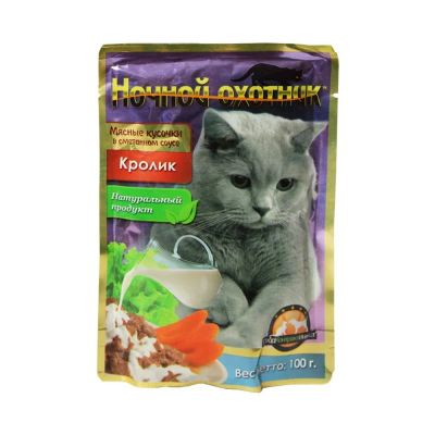 Лот: 10399508. Фото: 1. Корм Ночной Охотник Для Кошек... Корма