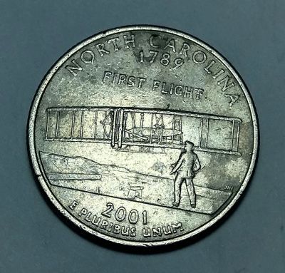 Лот: 11920103. Фото: 1. 25 центов США Серия "Штаты и территории... Америка
