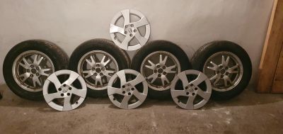 Лот: 21334864. Фото: 1. Комплект колёс на Toyota prius... Шины на дисках