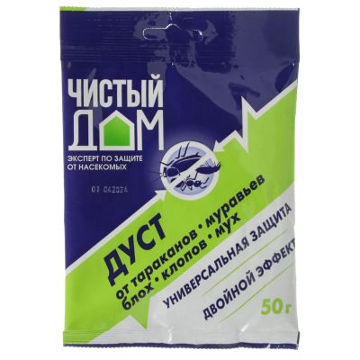 Лот: 24090113. Фото: 1. Инсектицид Дуст, тараканы, блохи... Средства от насекомых и грызунов