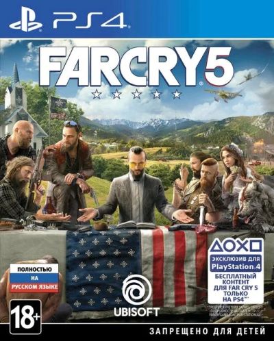 Лот: 11577196. Фото: 1. FarCry 5, Far Cry V, PS4. Игры для консолей