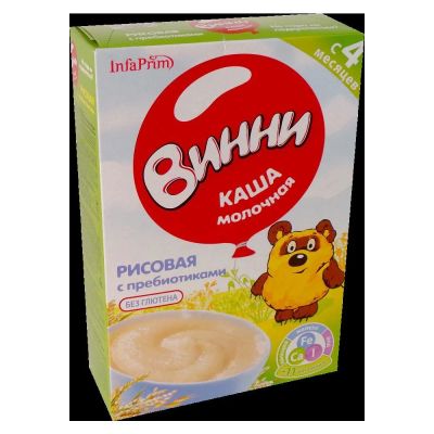 Лот: 10179659. Фото: 1. Рисовая каша Винни детское питание. Детское питание