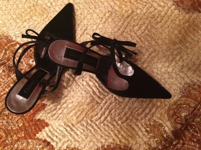 Лот: 9482643. Фото: 1. Christian Lacroix Italy (атлас... Туфли