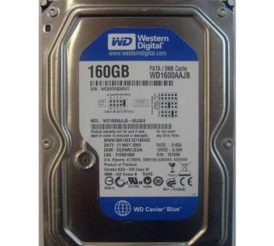 Лот: 9550338. Фото: 1. Новый wd1600aajb-00j3a0 в упаковке... Жёсткие диски (HDD)