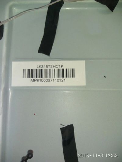Лот: 12575149. Фото: 1. Панель LCD LK315T3HC1K. Другое (тв и видео)