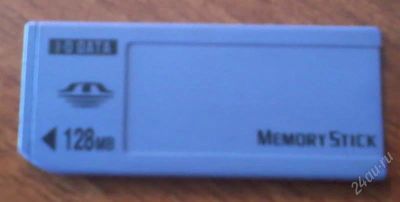 Лот: 1206420. Фото: 1. Флэшка SONY MEMORY STICK 128 МВ. Разное