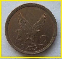 Лот: 15833374. Фото: 1. ЮАР 2 цента 1997, надпись на аверсе... Африка