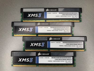 Лот: 17272879. Фото: 1. 16GB (4x4GB) Corsair® XMS3 PC3-12800... Оперативная память