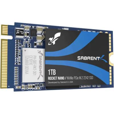 Лот: 21437191. Фото: 1. SSD диск Sabrent 1TB Rocket M... Жёсткие диски