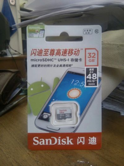Лот: 6606514. Фото: 1. Карта памяти SanDisk Ultra microSDHC... Карты памяти
