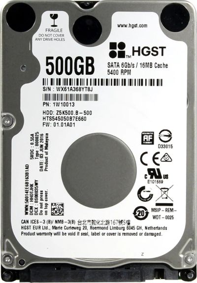 Лот: 15641911. Фото: 1. Новый жёсткий диск для ноутбука... Жёсткие диски (HDD)