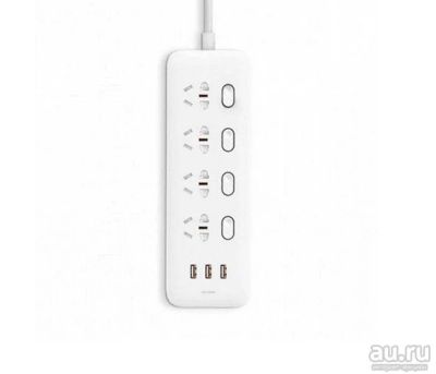 Лот: 13516397. Фото: 1. Удлинитель xiaomi power strip... Удлинители, тройники, сетевые фильтры