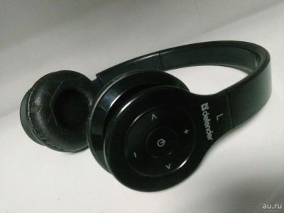 Лот: 9023257. Фото: 1. Продам Bluetooth-наушники с микрофоном... Наушники, гарнитуры