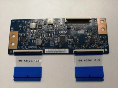 Лот: 16491138. Фото: 1. Плата t-con Tcon со шлейфами T430HVN01... Запчасти для остальной бытовой техники