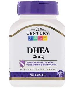 Лот: 14450882. Фото: 1. ДГЭА (DHEA), 25мг, 90кап (дегидроандростерон... Спортивное питание, витамины