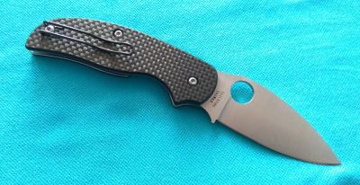 Лот: 12095318. Фото: 1. Spyderco Sage Carbon. Ножи, топоры