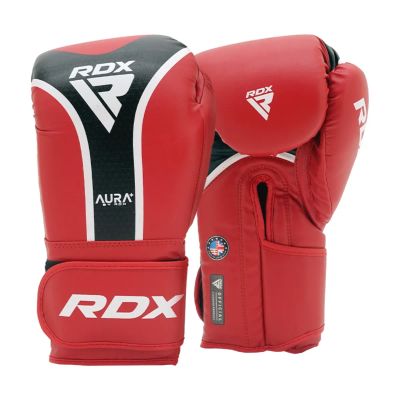Лот: 22354978. Фото: 1. Перчатки RDX Aura Plus T-17 BGR-T17RB-12OZ... Одежда для боевых искусств