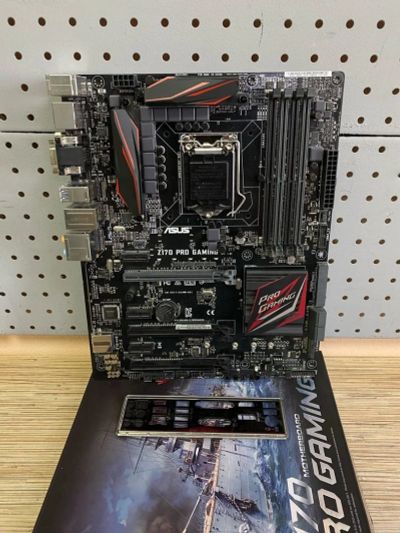 Лот: 18611596. Фото: 1. Мат.плата ASUS Z170 Pro Gaming... Материнские платы