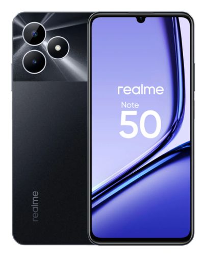 Лот: 21425147. Фото: 1. Новый Realme Note 50 4/128GB Black... Смартфоны