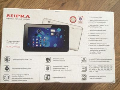 Лот: 5925018. Фото: 1. планшетный компьютер SUPRA. Планшеты