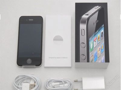 Лот: 1098104. Фото: 1. РСТ iPhone4 16gb официальная гарантия... Смартфоны