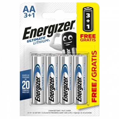 Лот: 22144838. Фото: 1. Элем.пит.ENERGIZER LR6 BP-4 (48... Батарейки, аккумуляторы, элементы питания