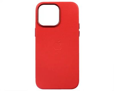 Лот: 20887708. Фото: 1. Чехол iPhone 14 Pro Max Leather... Чехлы, бамперы