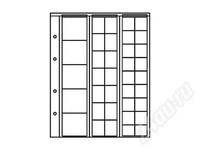 Лот: 655828. Фото: 1. Лист для монет на 37 ячеек (скользящий... Аксессуары, литература