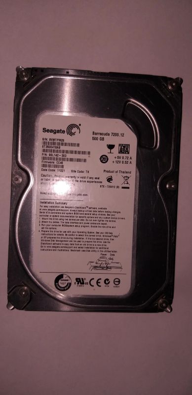 Лот: 13370761. Фото: 1. Жесткий диск. Жёсткие диски (HDD)