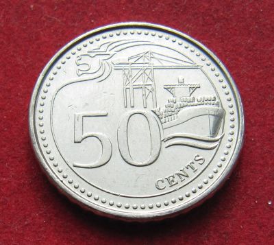 Лот: 20015468. Фото: 1. Сингапур 50 центов, 2013 г. Азия