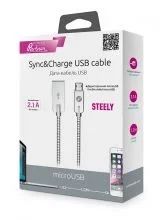 Лот: 11798313. Фото: 1. Кабель Steely, USB 2.0 - lightning... Другое (смартфоны, связь, навигация)