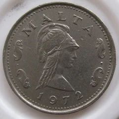 Лот: 8333684. Фото: 1. Мальта 2 цента 1972. Европа