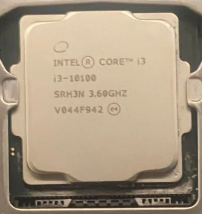 Лот: 24929583. Фото: 1. Процессор Intel Core i3-10100... Процессоры