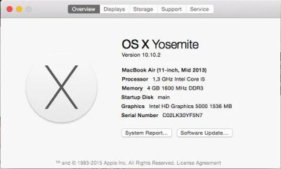 Лот: 5143404. Фото: 1. Apple MacBook Air 11 i5 4gb RAM... Ноутбуки