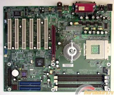 Лот: 1006357. Фото: 1. Epox EP-8RDA + Athlon XP 1700... Материнские платы
