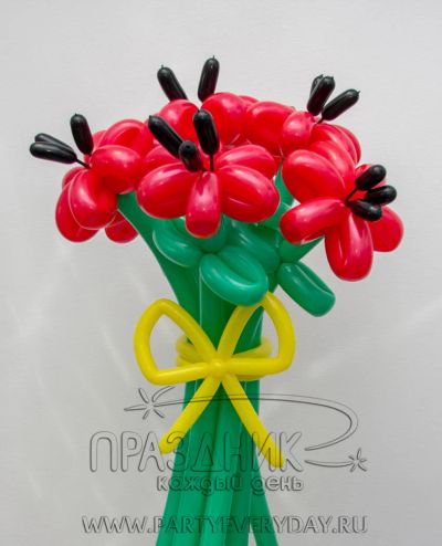 Лот: 3960851. Фото: 1. Букет цветов "Эффектный" из 7... Воздушные шары