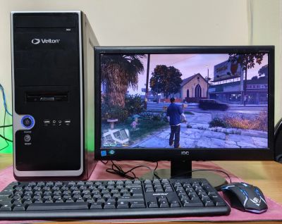 Лот: 24637346. Фото: 1. Компьютер для игр 4 core/8 Gb... Компьютеры в сборе