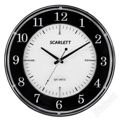Лот: 1953042. Фото: 1. Часы настенные Scarlett SC-55DC... Часы настенные, настольные