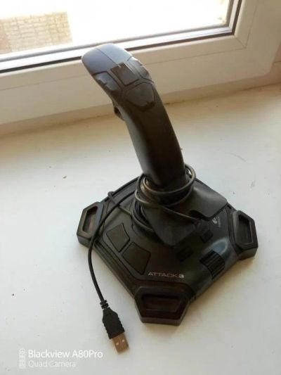Лот: 17621009. Фото: 1. Logitech attack 3. Рули, джойстики