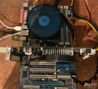 Лот: 18519525. Фото: 1. Gigabyte GA-P55-UD3L,i3-550,Kingmax... Материнские платы