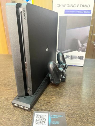 Лот: 17422315. Фото: 1. Подставка для PS4 c охлаждением... Аксессуары для игровых приставок, консолей, геймпады