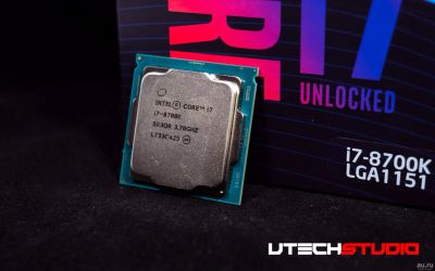 Лот: 15743337. Фото: 1. Intel Core i7 8700k (6 ядер 12... Процессоры